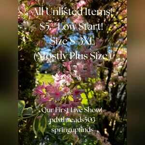 Unlisted Live Show Items
